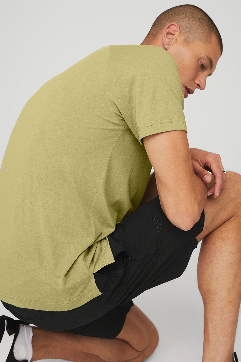 The Triumph Crew Neck Tee - Wasabi sold by Alo Yoga product image thumbnail 4