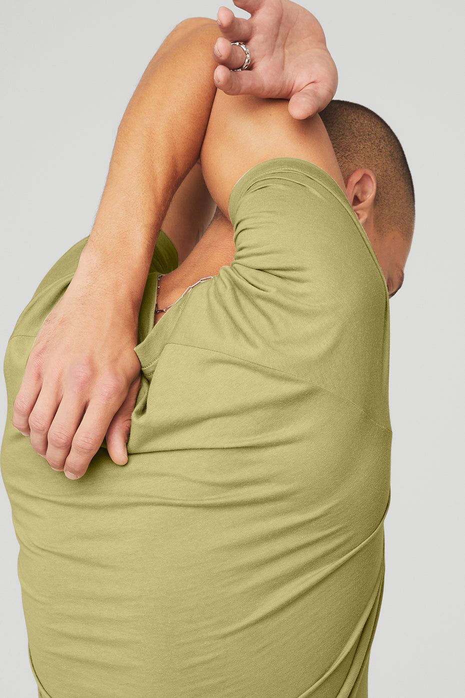 The Triumph Crew Neck Tee - Wasabi sold by Alo Yoga product image thumbnail 5