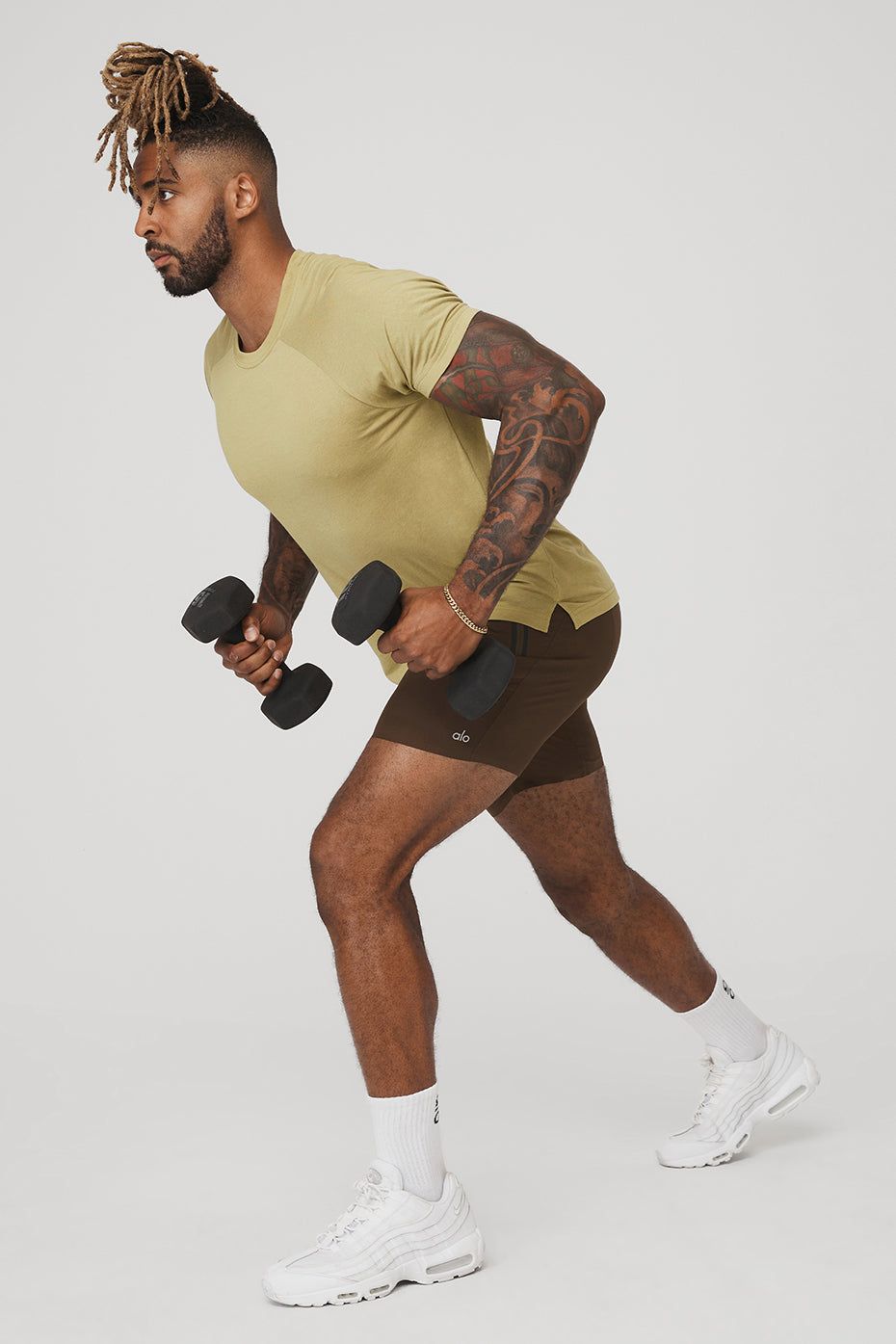 The Triumph Crew Neck Tee - Wasabi sold by Alo Yoga product image thumbnail 6