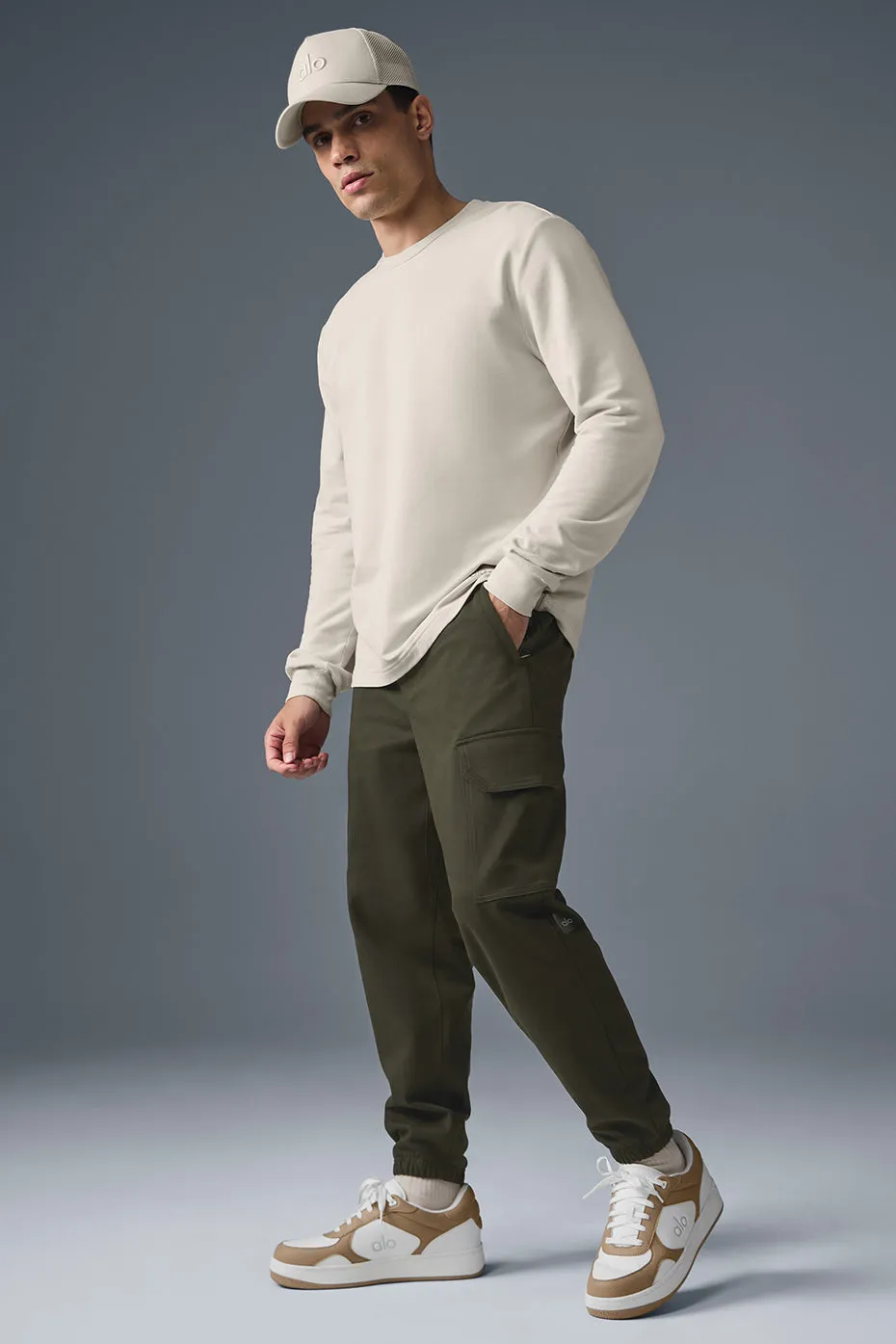 Edition Sueded Jogger - Stealth Green sold by Alo Yoga product image thumbnail 5