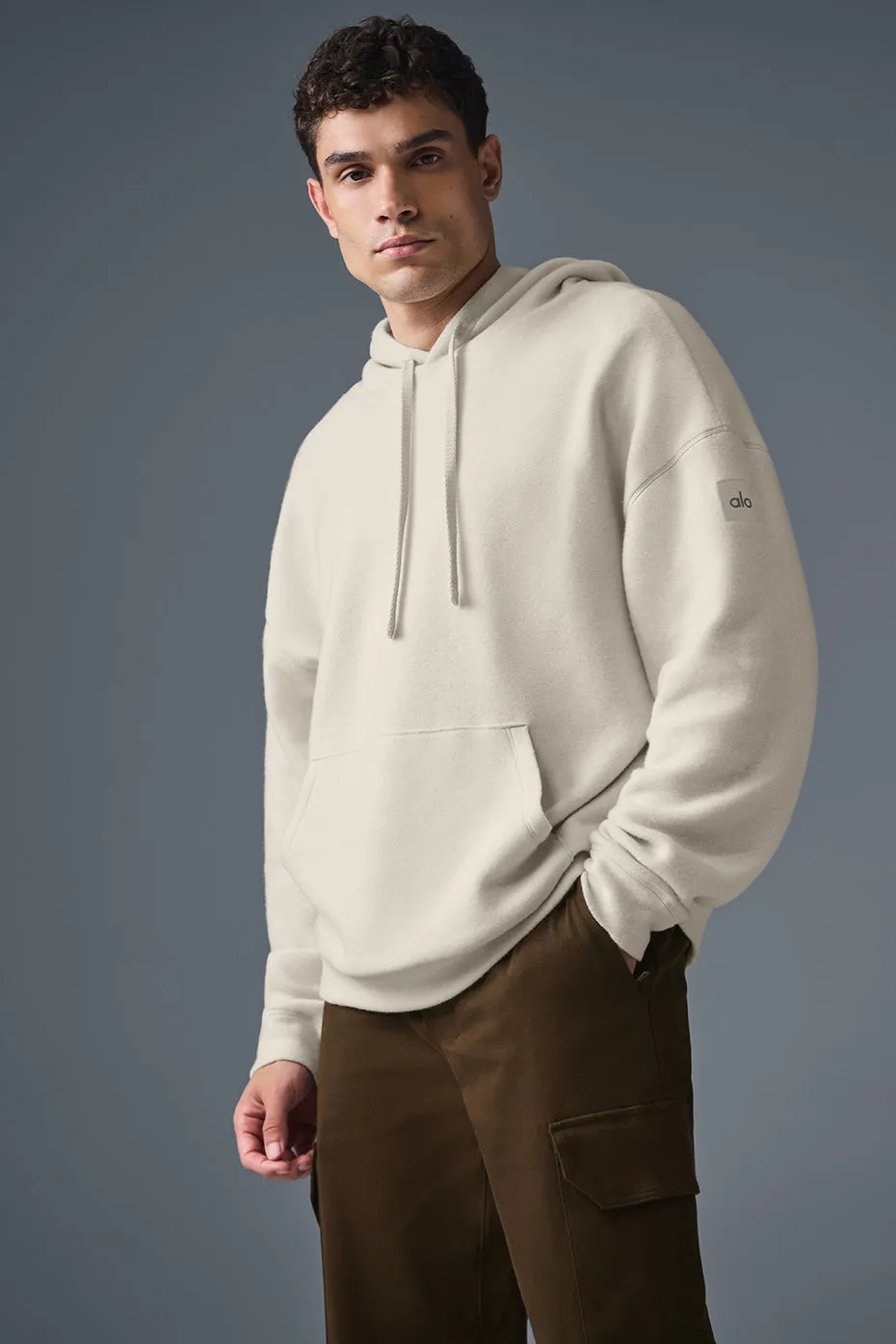 Triumph Restore Hoodie - Bone sold by Alo Yoga