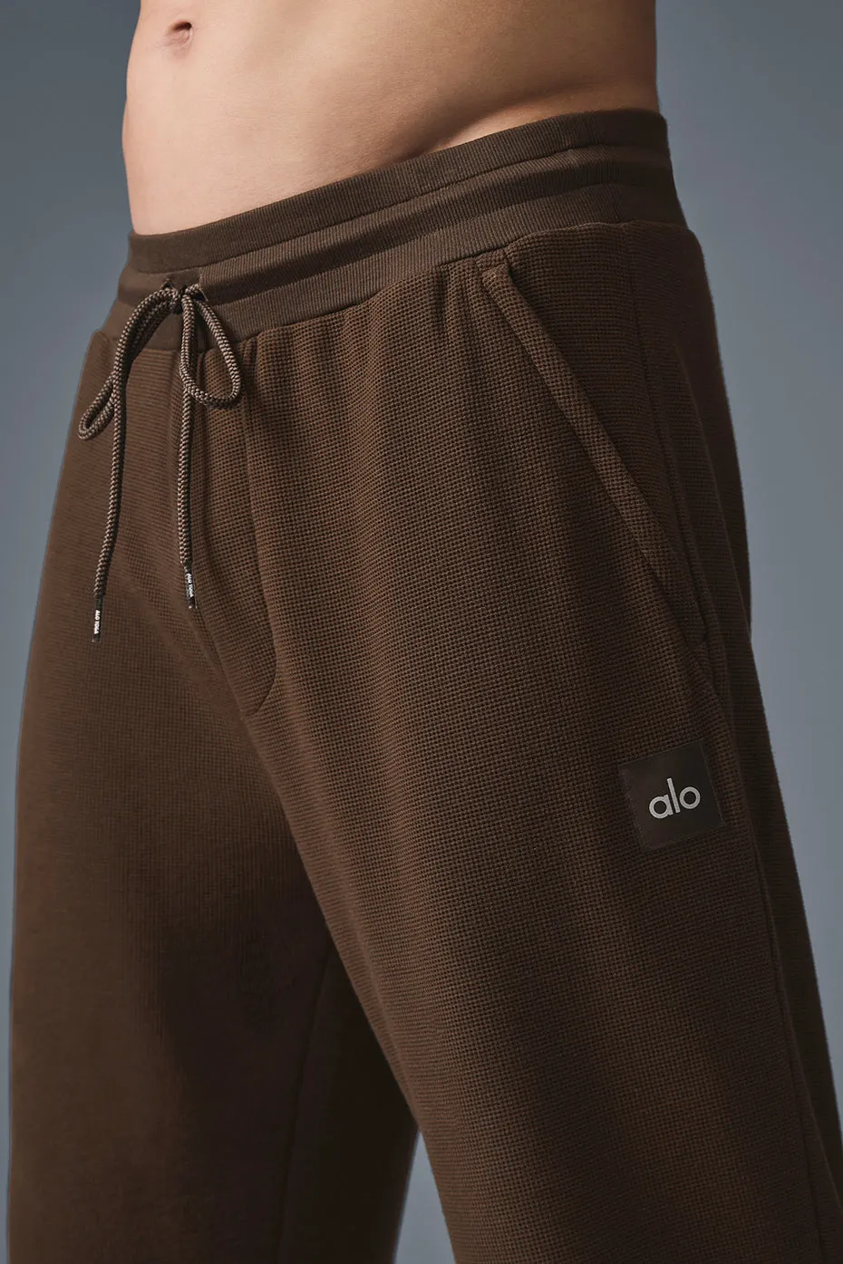 Micro Waffle Fast Break Jogger - Espresso sold by Alo Yoga product image thumbnail 2