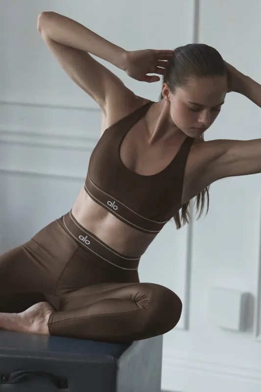 Airlift Suit Up Bra - Espresso sold by Alo Yoga