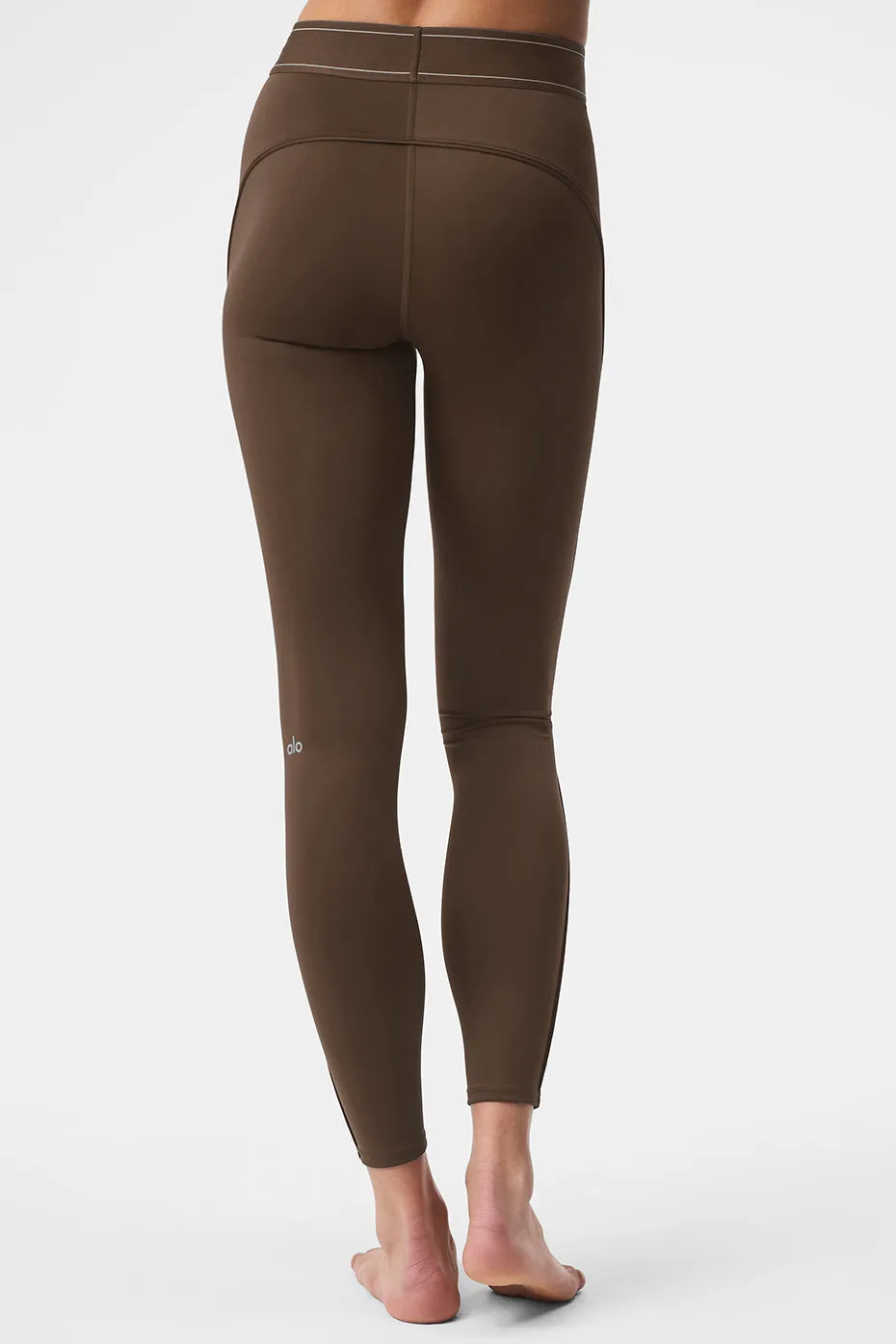 Airlift High-Waist Suit Up Legging - Espresso sold by Alo Yoga product image thumbnail 3