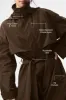Crinkle On The Move Trench - Espresso sold by Alo Yoga