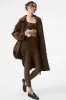 Crinkle On The Move Trench - Espresso sold by Alo Yoga