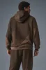 Make Waves Hoodie - Espresso Tonal sold by Alo Yoga