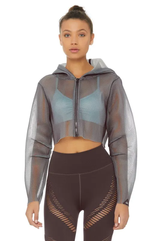Mode Jacket - Raisin/Cloud sold by Alo Yoga