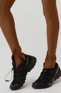Airlift High-Waist Elongated Legging - Cinnamon Brown sold by Alo Yoga