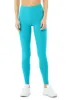 High-Waist Alosoft Flow Legging - Bright Aqua Heather sold by Alo Yoga