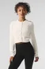 Snuggle Up Sweater Cropped Cardigan - Ivory sold by Alo Yoga