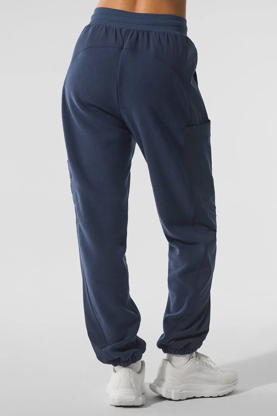 Polar Fleece Wintry Mix Pant - Navy sold by Alo Yoga product image thumbnail 3