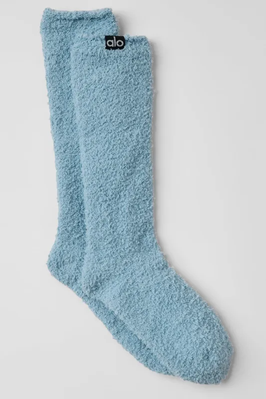 Women's Plush Lush Sock - Celestial Blue sold by Alo Yoga
