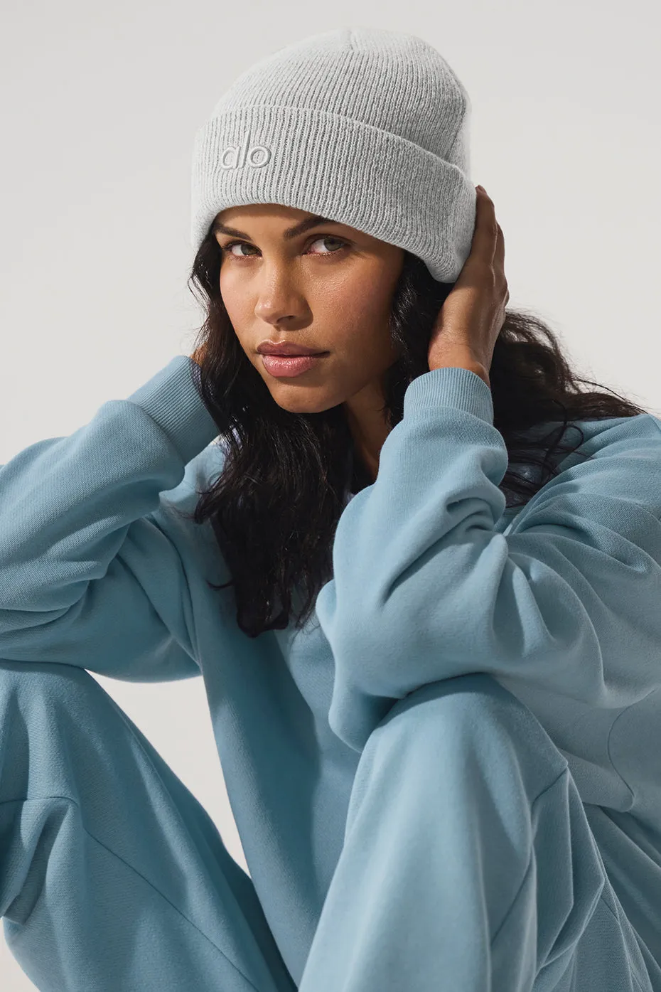 Notable Beanie - Athletic Heather Grey sold by Alo Yoga