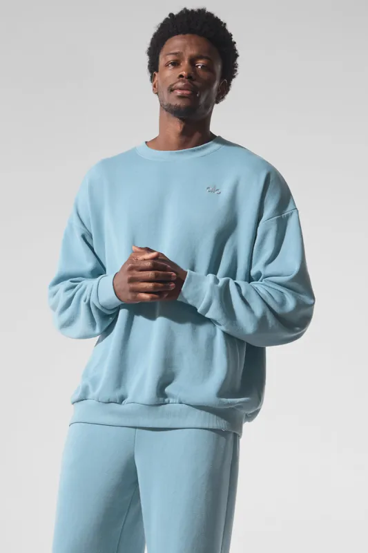 Accolade Crew Neck Pullover - Celestial Blue sold by Alo Yoga