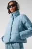 Gold Rush Puffer - Celestial Blue sold by Alo Yoga