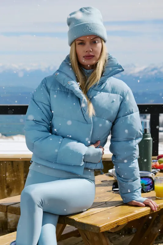 Gold Rush Puffer - Celestial Blue sold by Alo Yoga