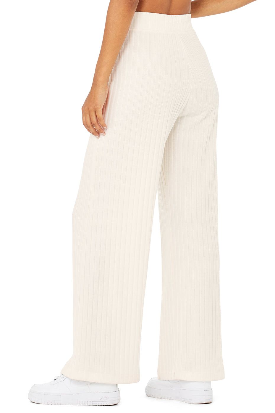 Ribbed Take Comfort Wide Leg Pant - Ivory sold by Alo Yoga product image thumbnail 2