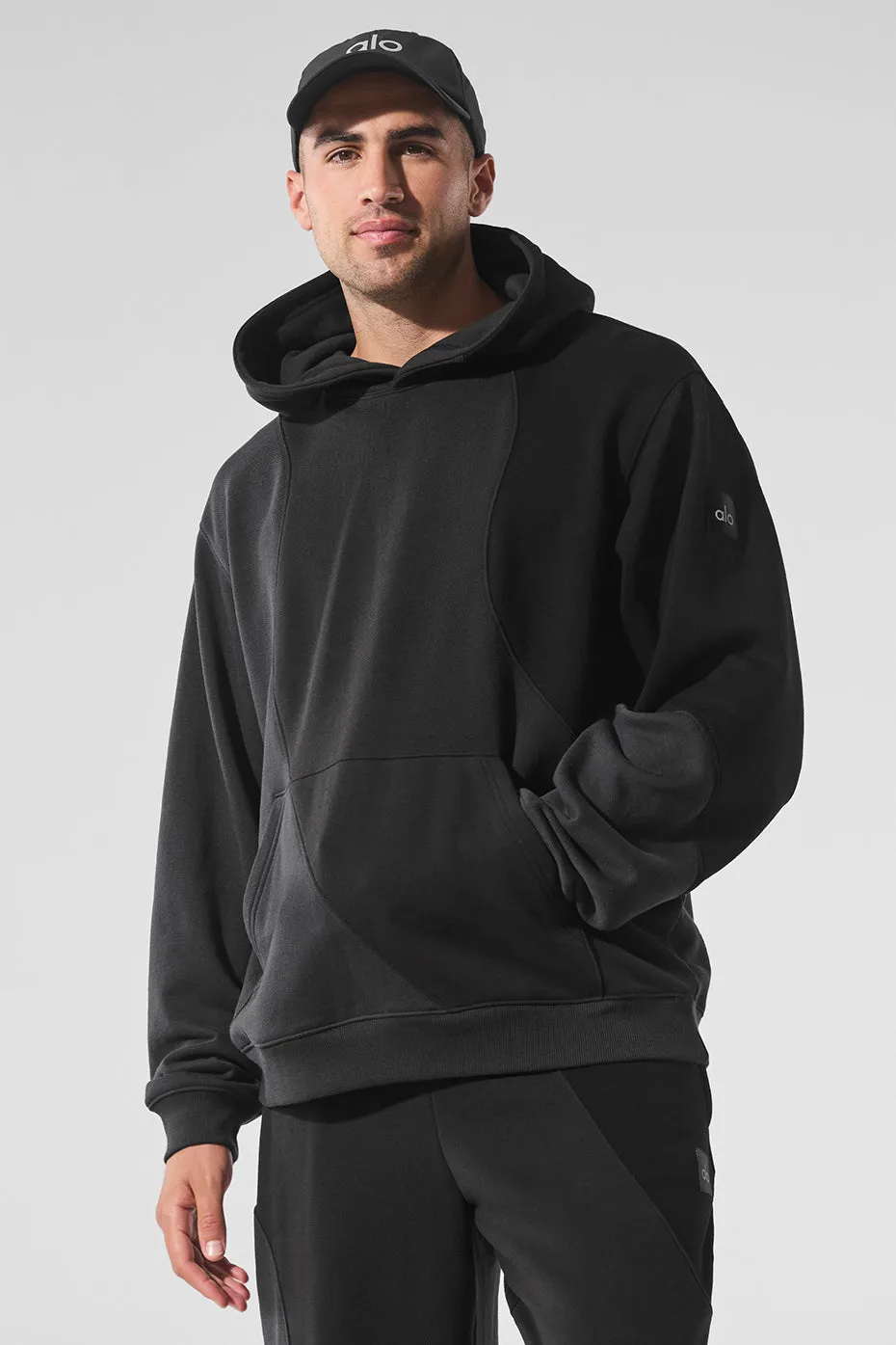 Make Waves Hoodie - Vintage Black Tonal sold by Alo Yoga