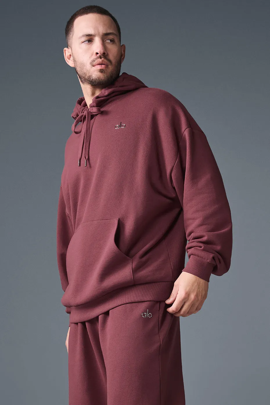Accolade Hoodie - Burgundy Truffle sold by Alo Yoga product image thumbnail 5
