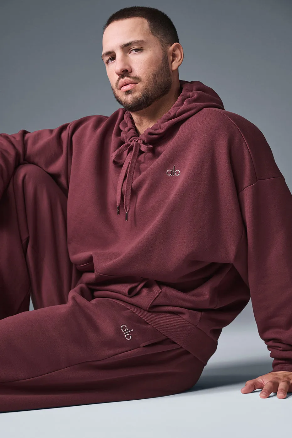 Accolade Hoodie - Burgundy Truffle sold by Alo Yoga product image thumbnail 4