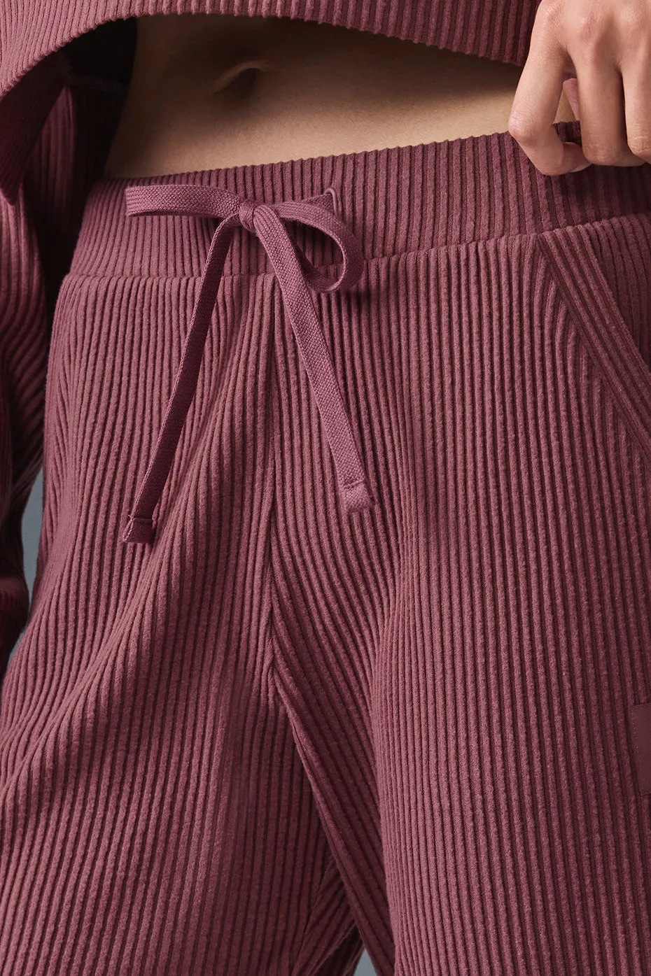 Muse Sweatpant - Burgundy Truffle sold by Alo Yoga product image thumbnail 2