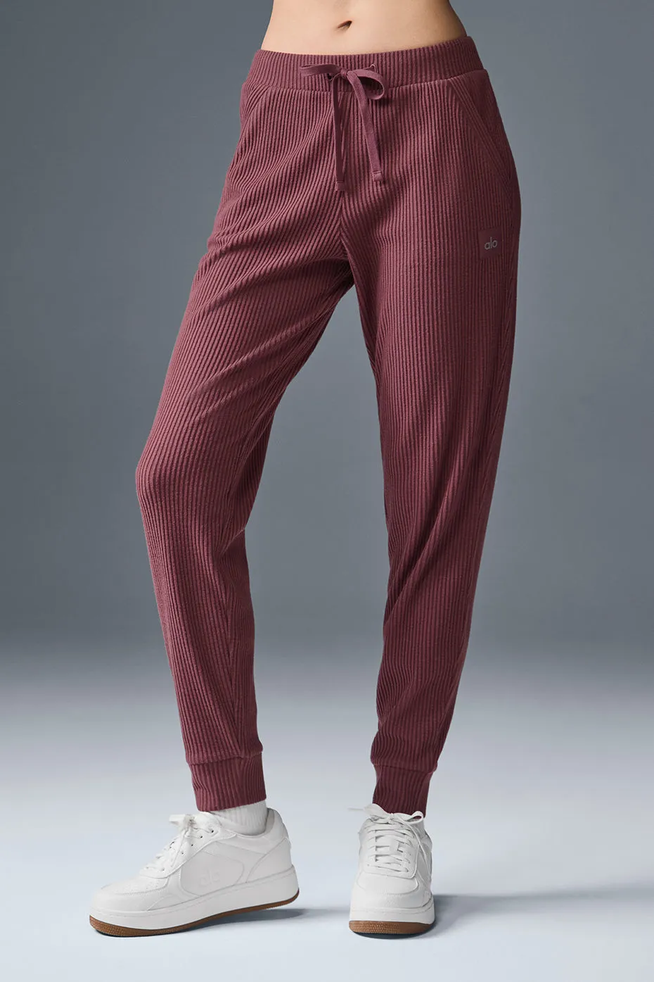 Muse Sweatpant - Burgundy Truffle sold by Alo Yoga