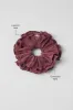 Micro Plisse Oversize Scrunchie - Burgundy Truffle sold by Alo Yoga