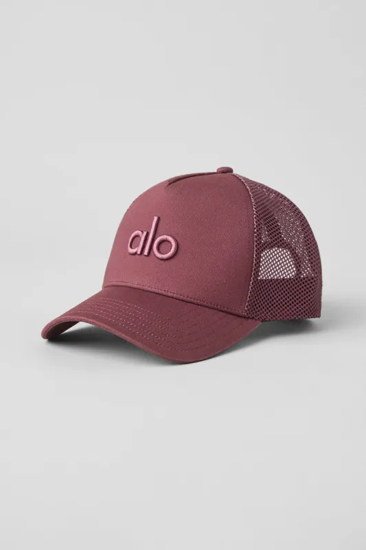★大人気★【ALO Yoga】District Trucker Hat / メッシュタイプ District Trucker Hat - Black/White | Alo Yoga