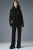 Cashmere Plush Waffle Turtleneck Pullover - Black sold by Alo Yoga