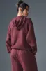 Accolade Hoodie - Burgundy Truffle sold by Alo Yoga