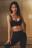 Airlift Redefine Bra - Black/White sold by Alo Yoga