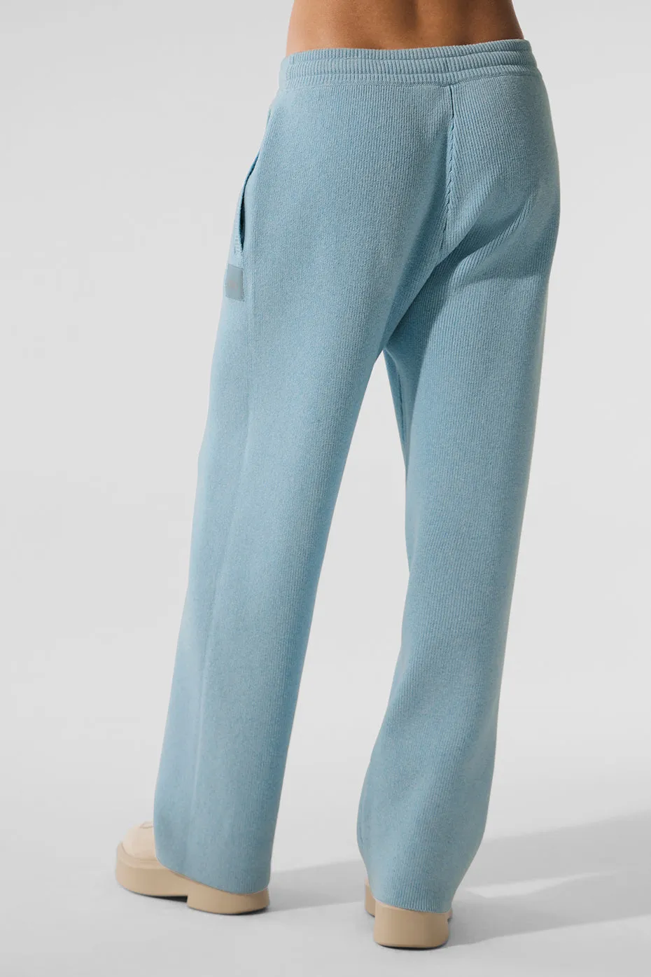 Scholar Straight Leg Sweatpant - Celestial Blue Heather sold by Alo Yoga product image thumbnail 2