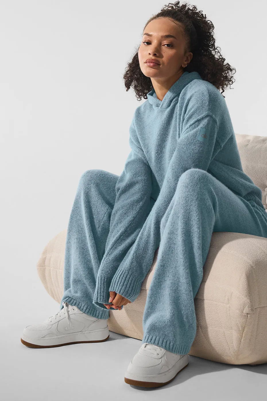 New Class Cashmere Sweatpant - Celestial Blue Granite Heather sold by Alo Yoga product image thumbnail 3