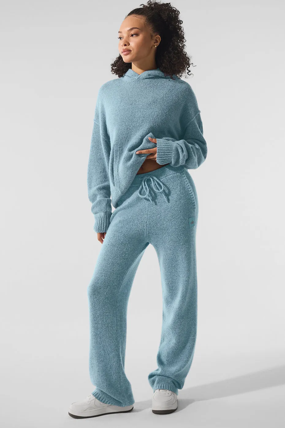 New Class Cashmere Sweatpant - Celestial Blue Granite Heather sold by Alo Yoga product image thumbnail 5