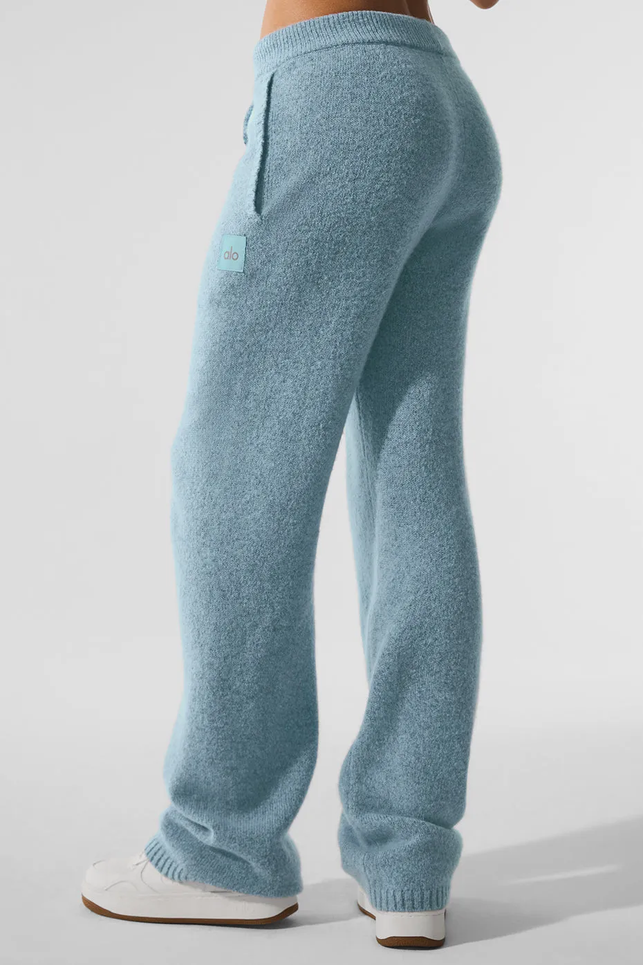 New Class Cashmere Sweatpant - Celestial Blue Granite Heather sold by Alo Yoga product image thumbnail 4