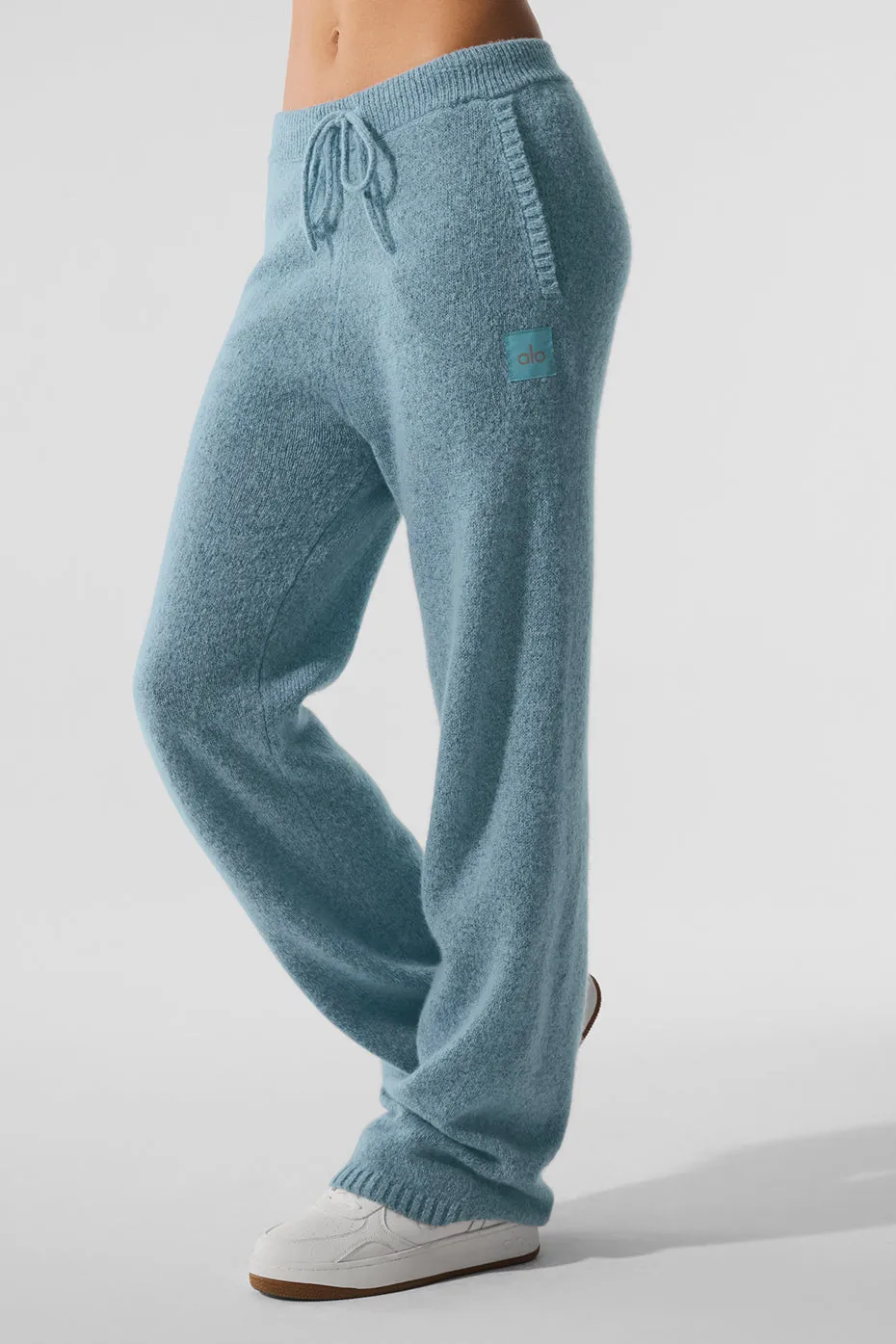 New Class Cashmere Sweatpant - Celestial Blue Granite Heather sold by Alo Yoga product image thumbnail 2