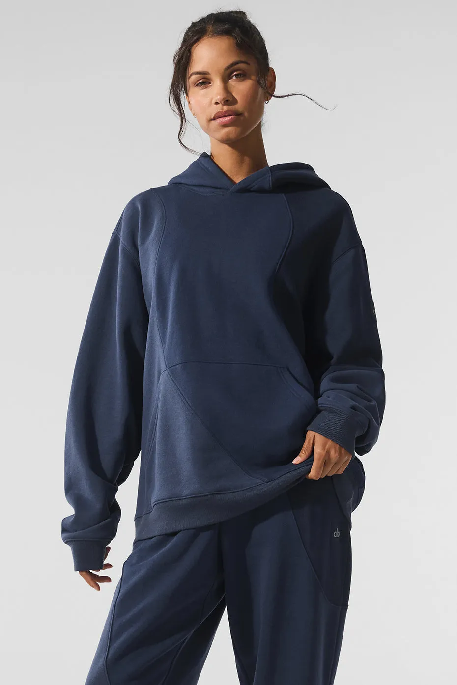 Make Waves Hoodie - Navy Tonal sold by Alo Yoga product image thumbnail 4