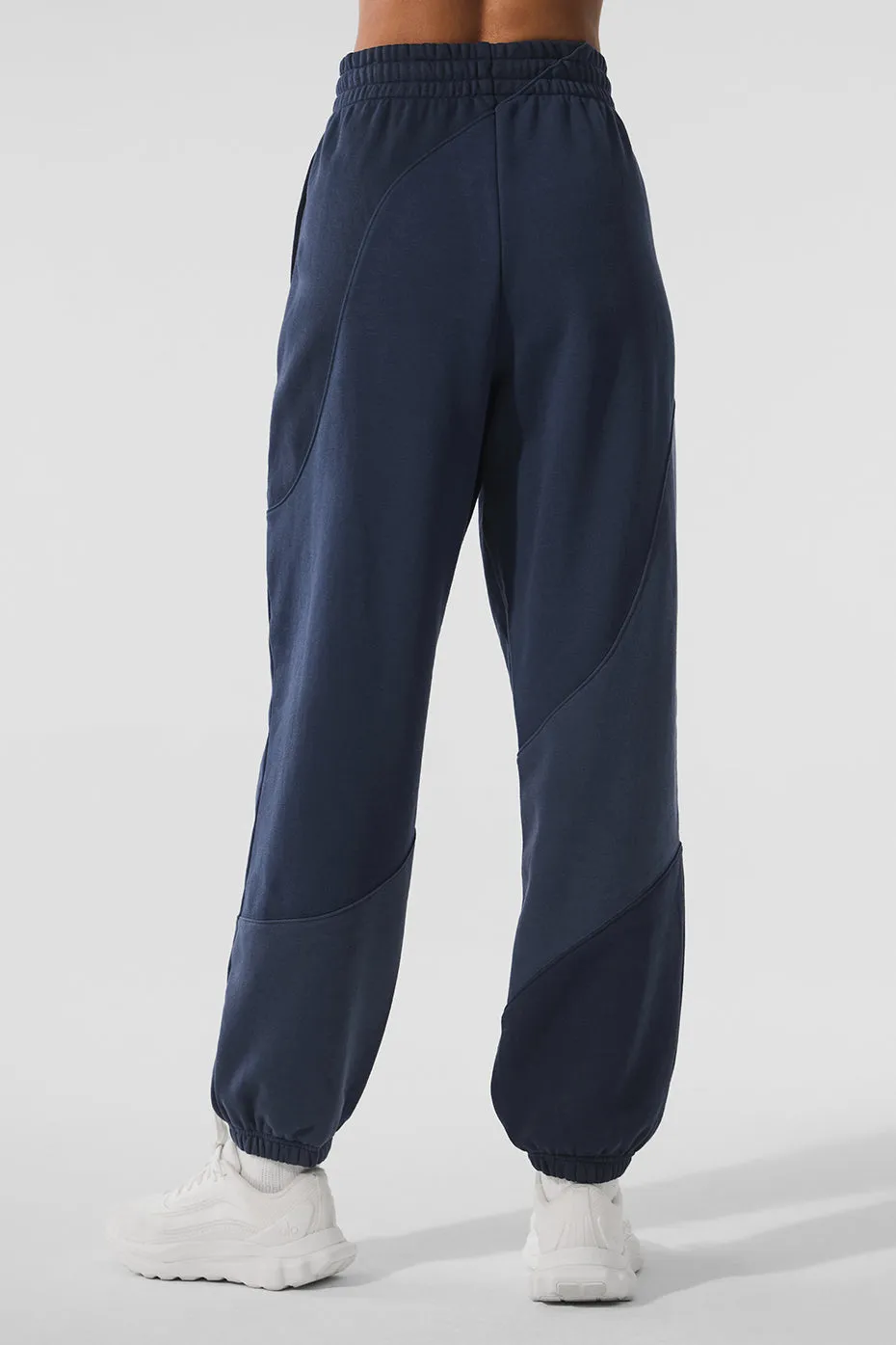 Make Waves Sweatpant - Navy Tonal sold by Alo Yoga product image thumbnail 2