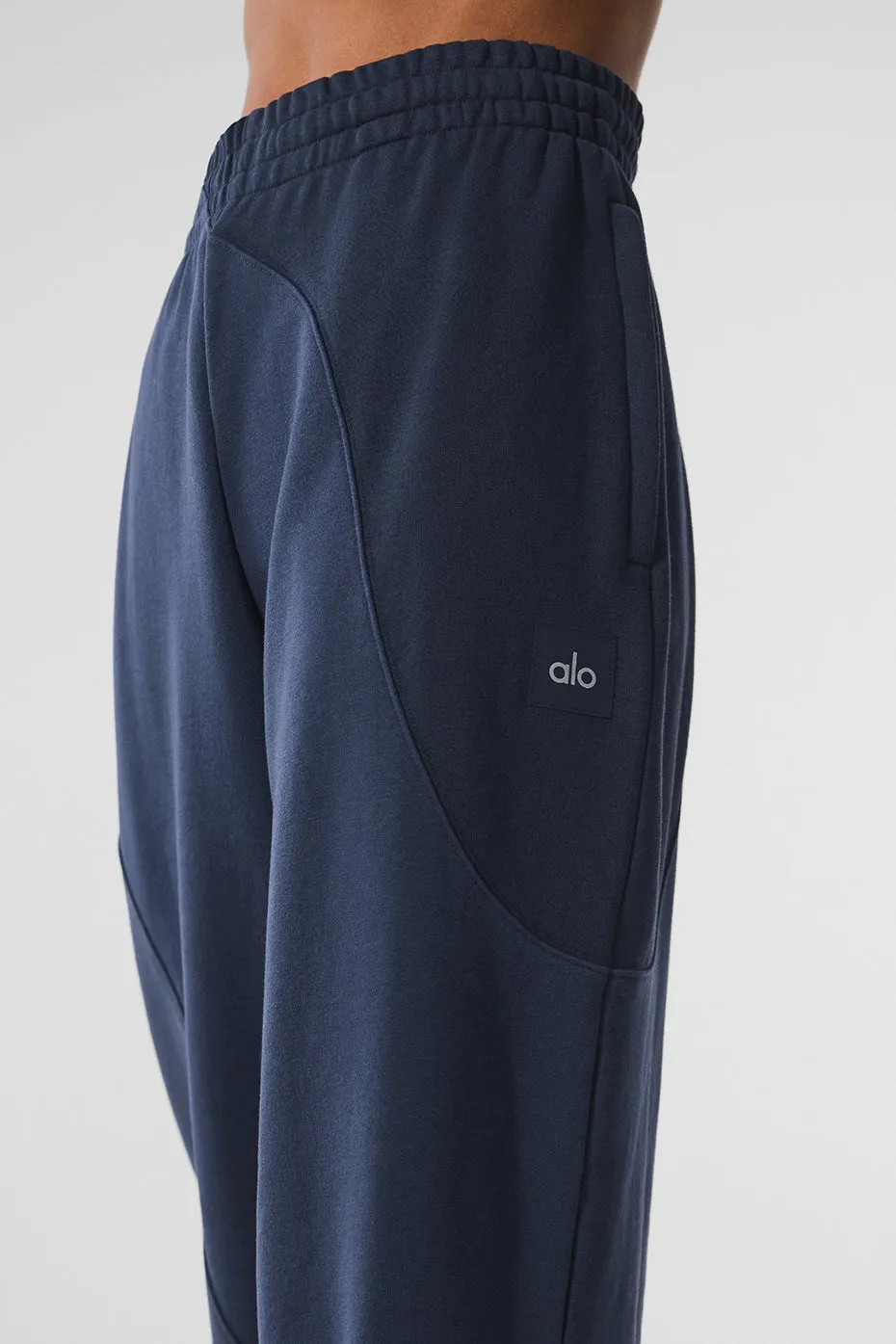 Make Waves Sweatpant - Navy Tonal sold by Alo Yoga product image thumbnail 4