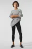 Cable Knit Crew Neck Sweater - Athletic Heather Grey sold by Alo Yoga
