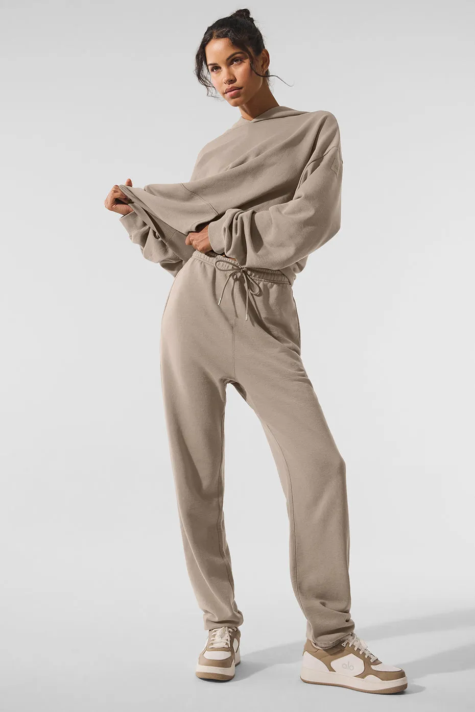 Chill Vintage Wash Sweatpant - Gravel Wash sold by Alo Yoga product image thumbnail 4