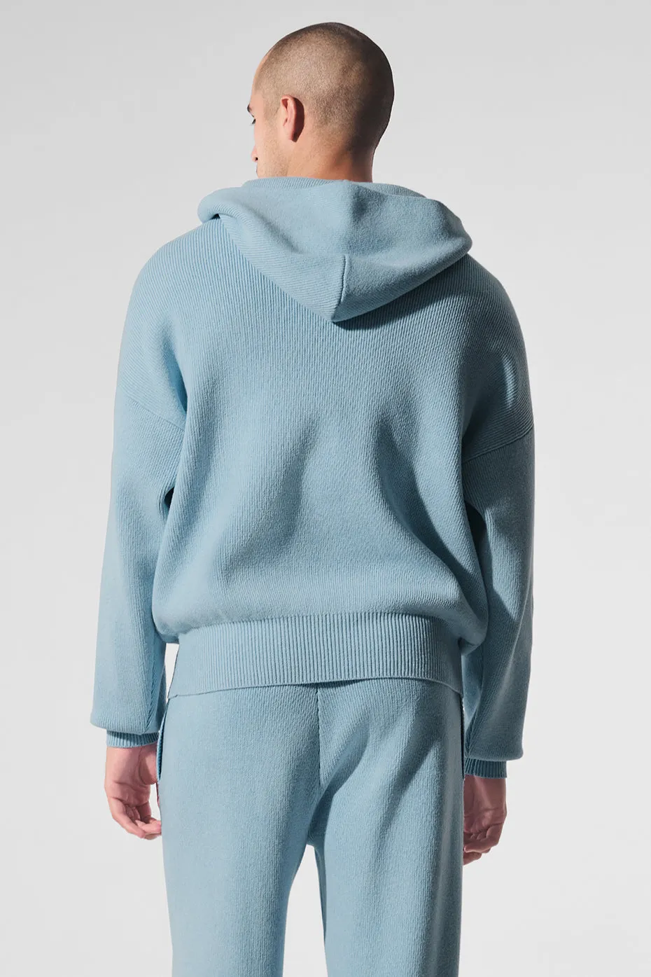Scholar Hooded Sweater - Celestial Blue Heather sold by Alo Yoga product image thumbnail 2