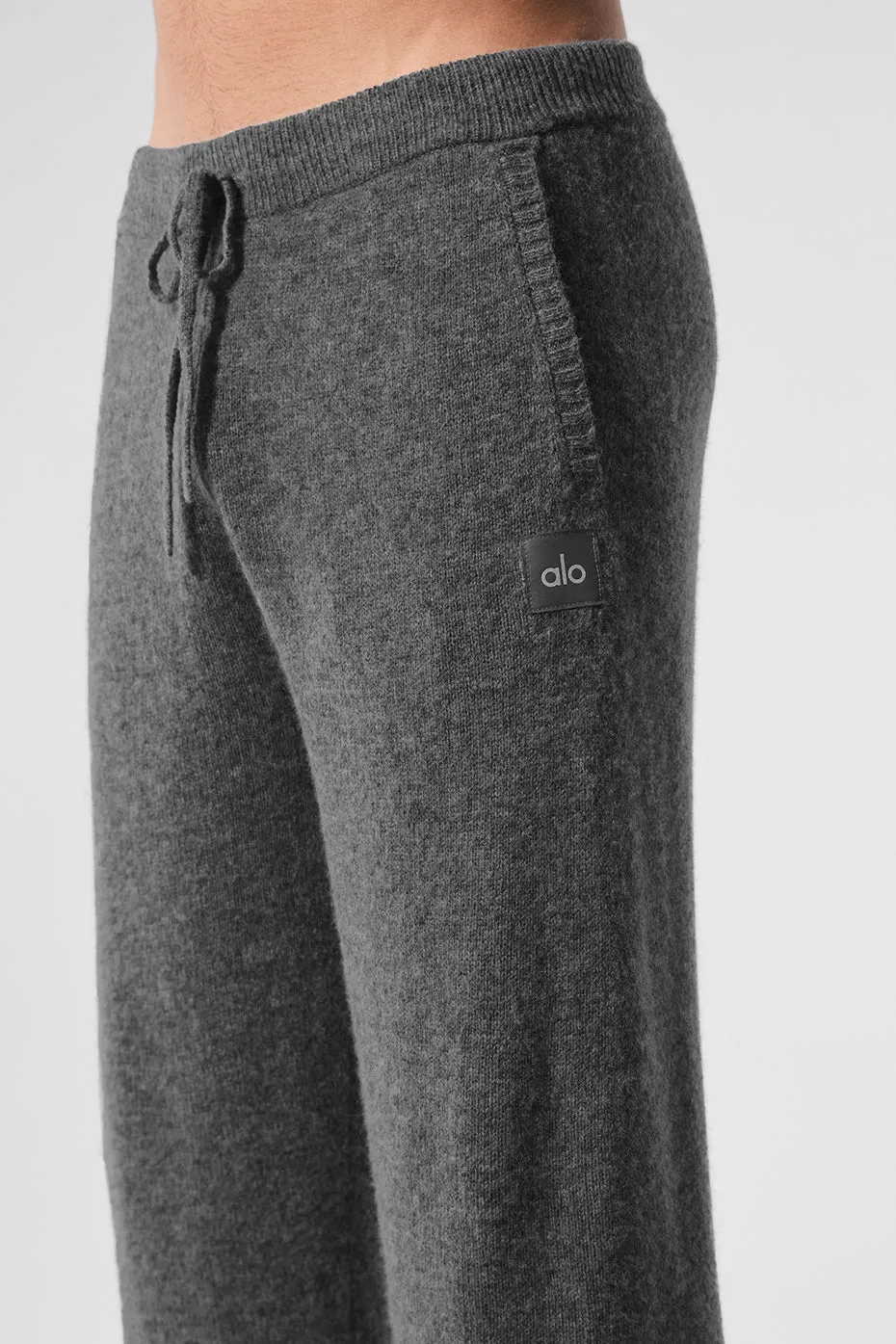 New Class Cashmere Sweatpant - Platinum Grey sold by Alo Yoga product image thumbnail 3