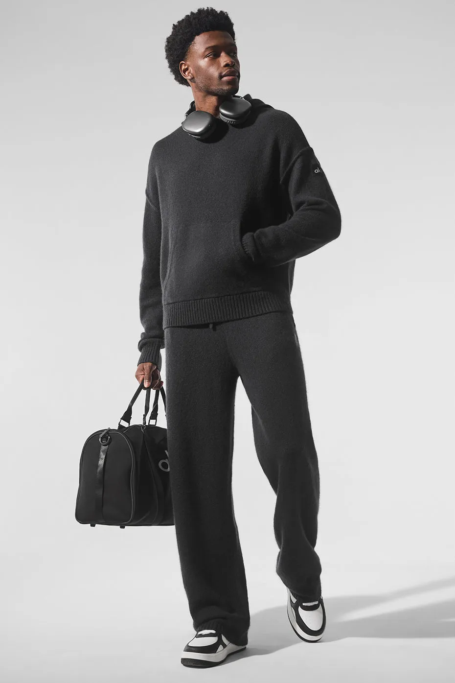 New Class Cashmere Hoodie - Black sold by Alo Yoga product image thumbnail 4