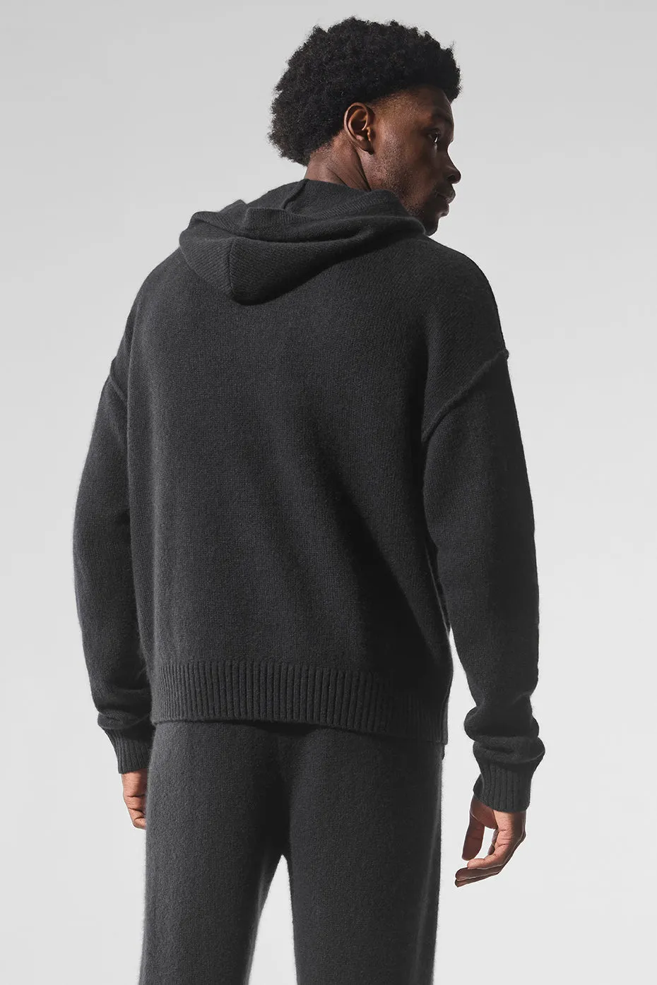 New Class Cashmere Hoodie - Black sold by Alo Yoga product image thumbnail 2