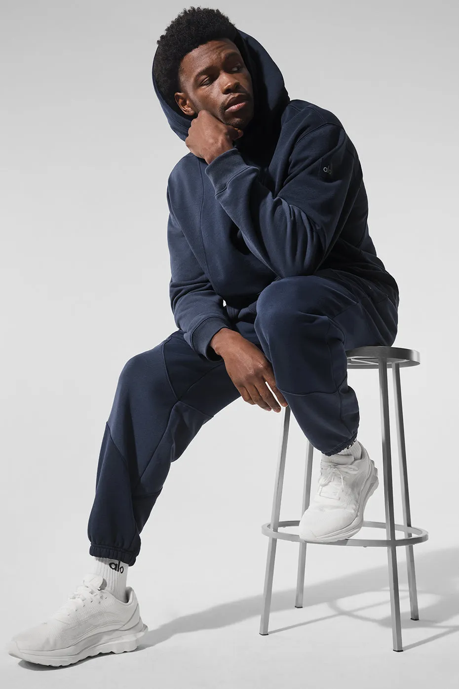 Make Waves Hoodie - Navy Tonal sold by Alo Yoga product image thumbnail 5