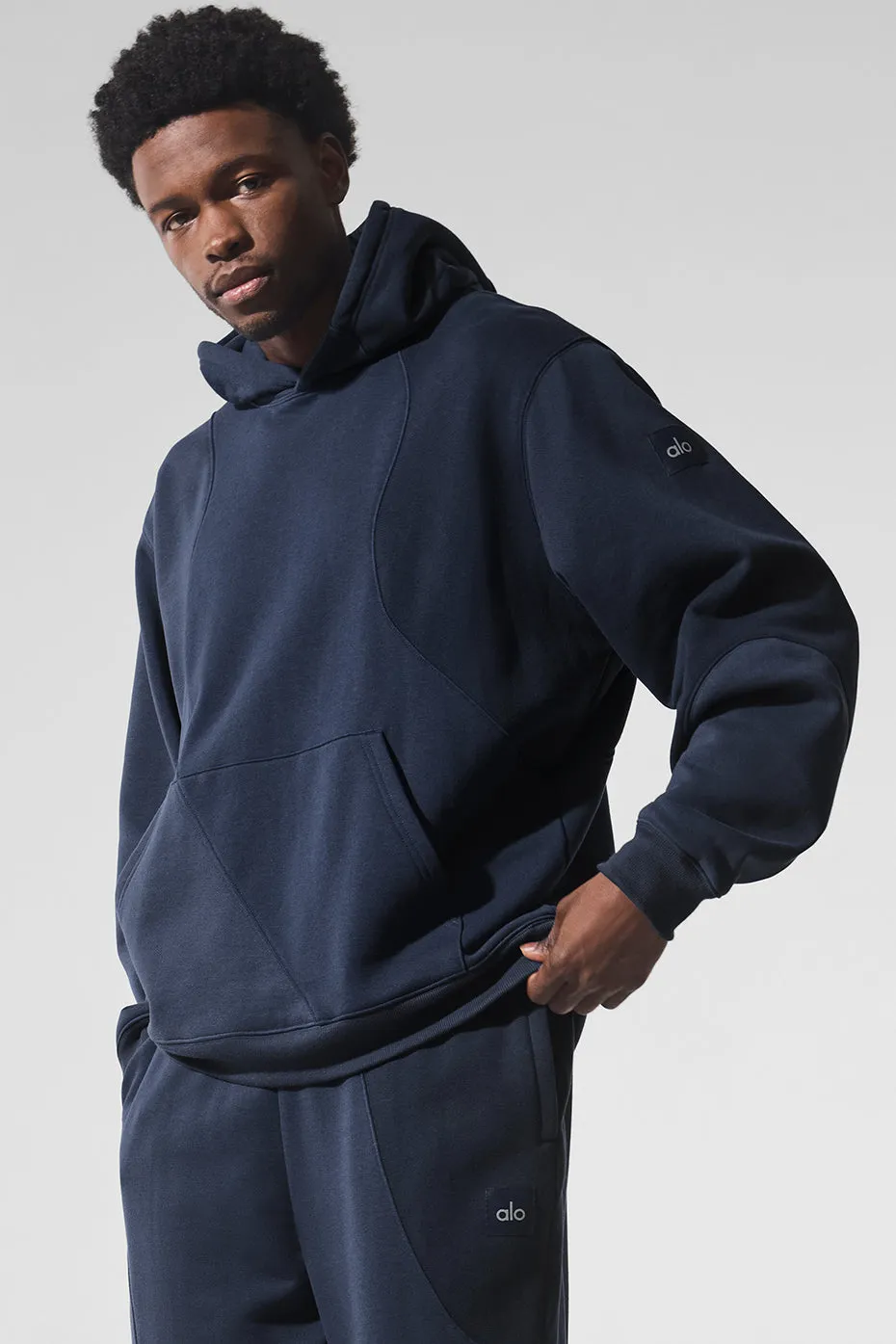 Make Waves Hoodie - Navy Tonal sold by Alo Yoga product image thumbnail 4