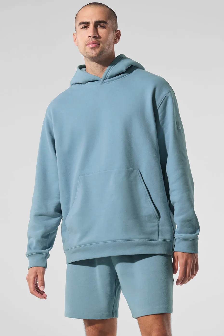 Renown Heavy Weight Hoodie - Celestial Blue sold by Alo Yoga