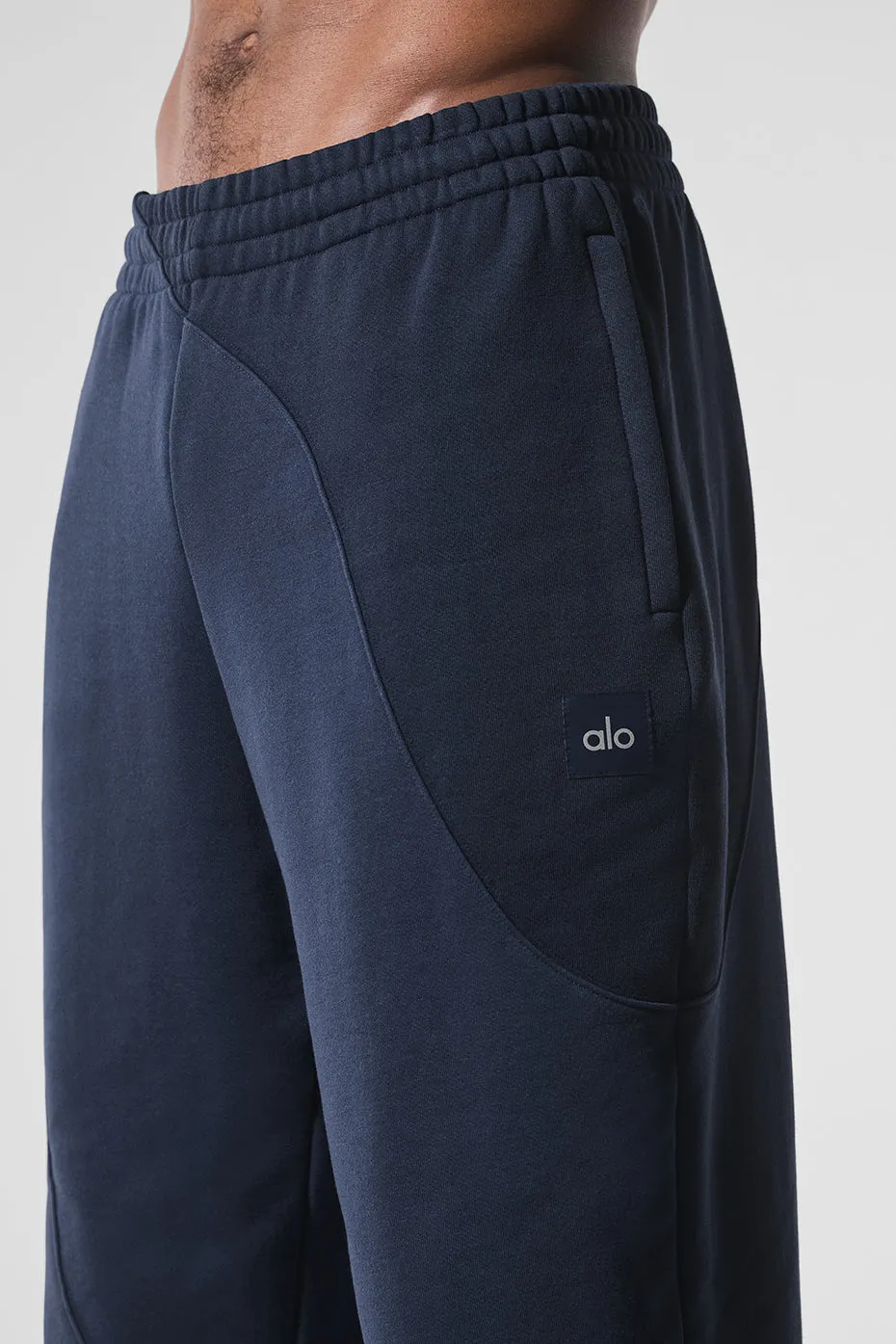 Make Waves Sweatpant - Navy Tonal sold by Alo Yoga product image thumbnail 4